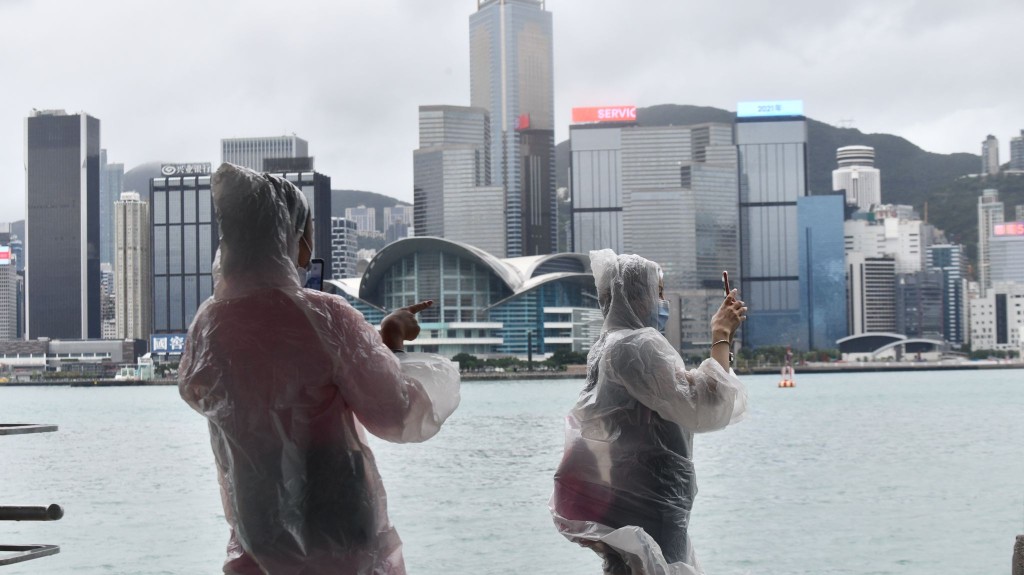 市面風雨逐漸減弱。