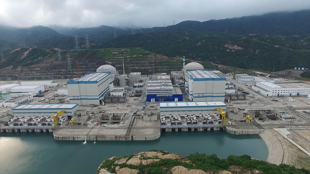 台山核電站距離香港130公里。資料圖片