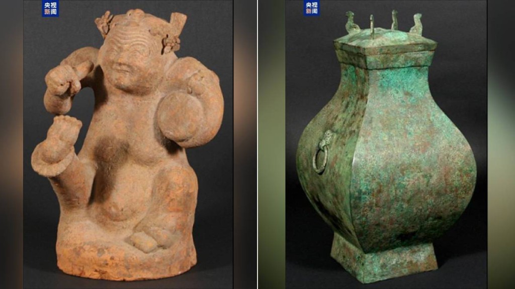 美國向中國返還41件流失文物。