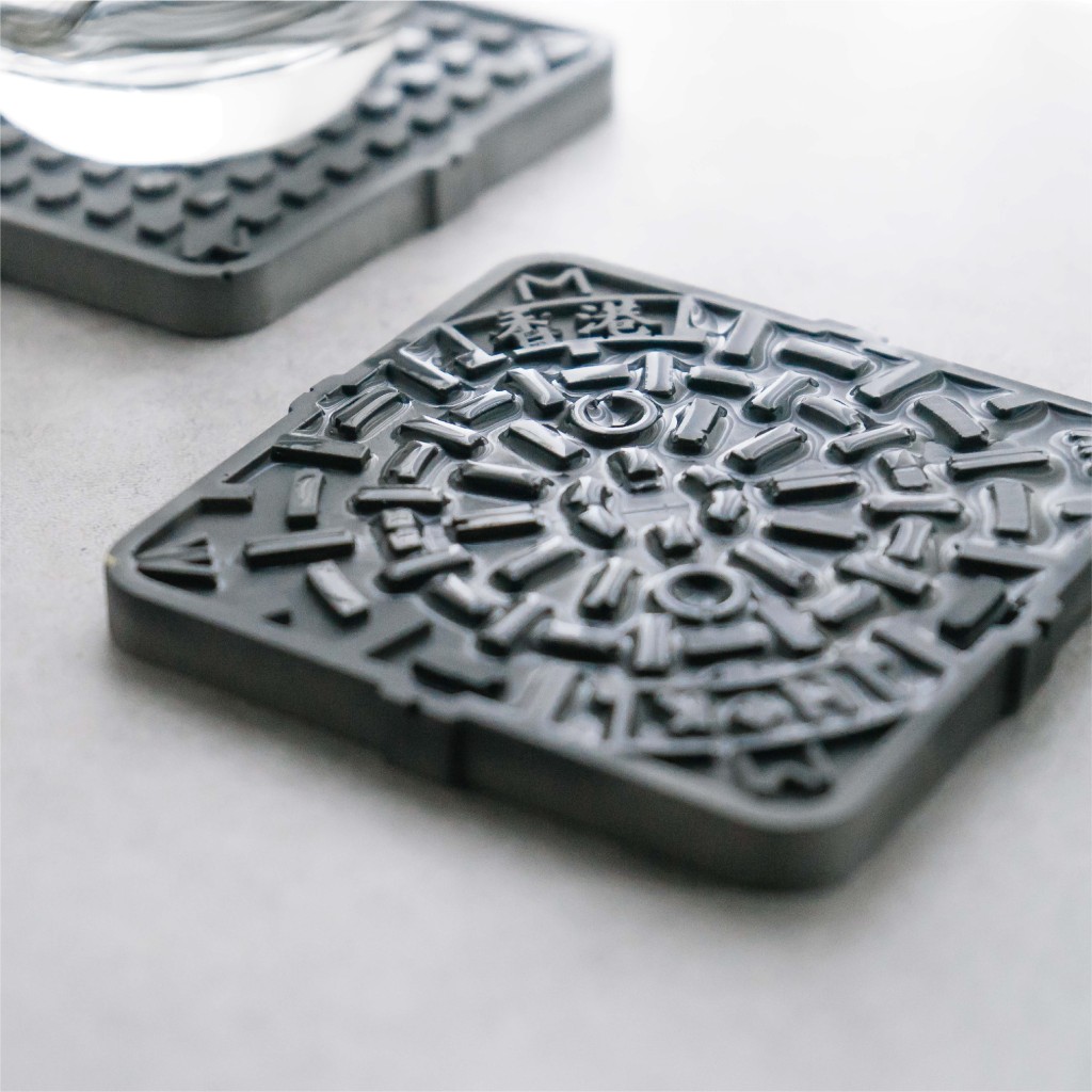 香港井蓋杯墊(設計師:Jarvis Chin /Concretology) 香港井蓋杯墊(設計師:Jarvis Chin /Concretology)