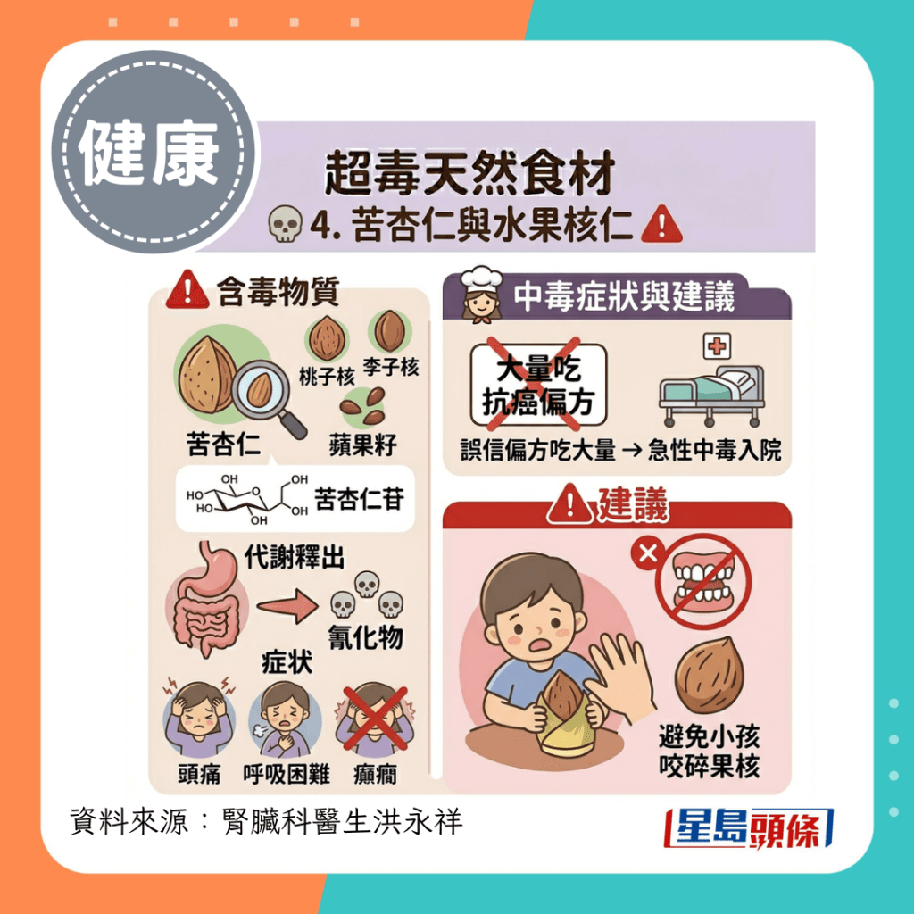 超毒天然食材｜4. 苦杏仁與水果核仁