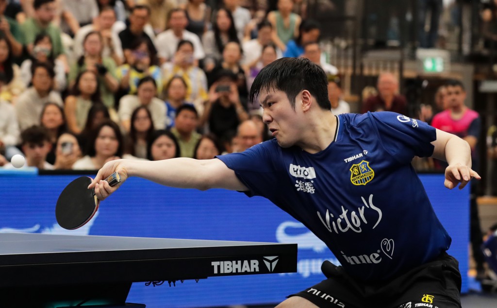 樊振東是薩爾布呂肯賣飛保證。新華社