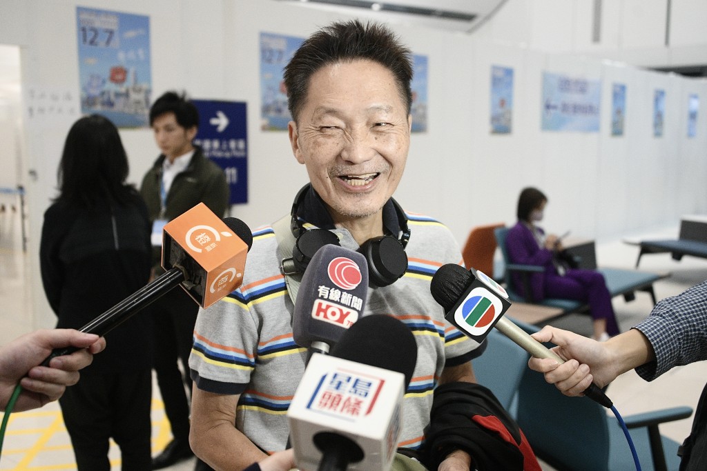 住在東涌區的張先生。 住在東涌區的張先生。