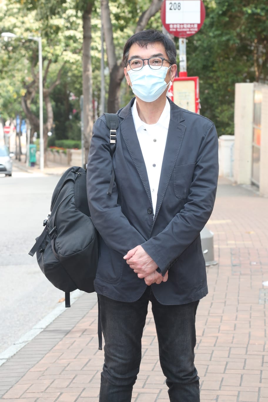 關錦鵬消瘦了很多。