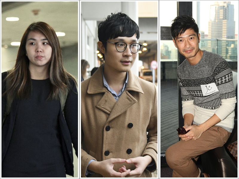 左起：孙晓岚，刘颕匡及黄宗尧。