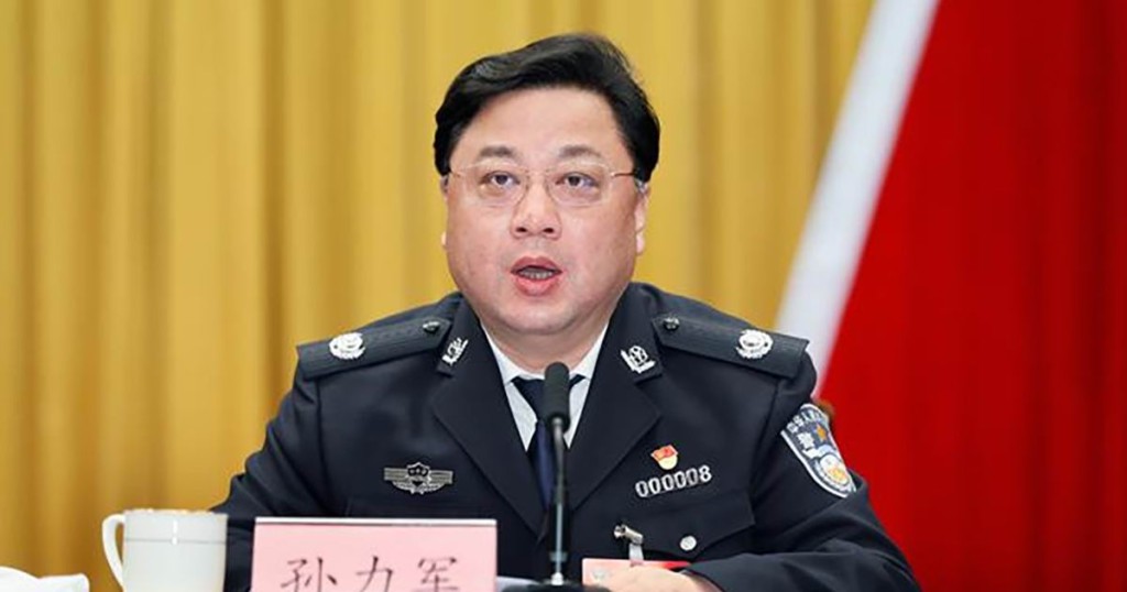 官方公布孫力軍的罪狀，包括「政治野心極度膨脹」，「妄議黨中央大政方針，製造散布政治謠言」，在黨內大搞團團夥夥、拉幫結派、培植個人勢力，形成利益集團，成夥作勢控制要害部門，嚴重危害政治安全等等。