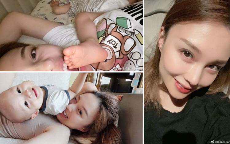 朱璇上載親子日常。