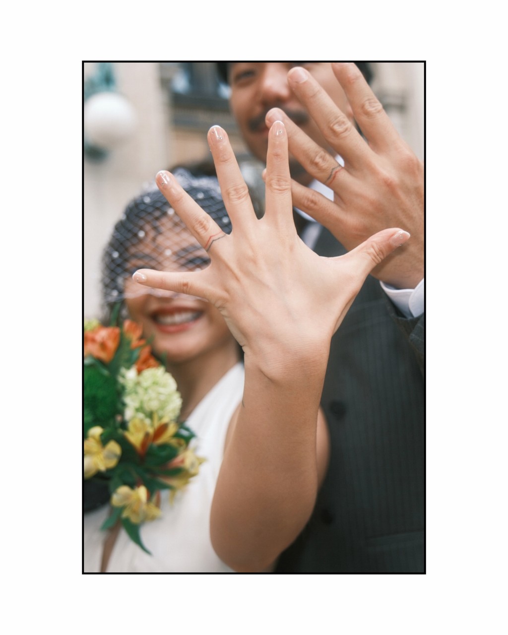「黃慘盈」李嘉文在IG宣布結婚。 「黃慘盈」李嘉文在IG宣布結婚。