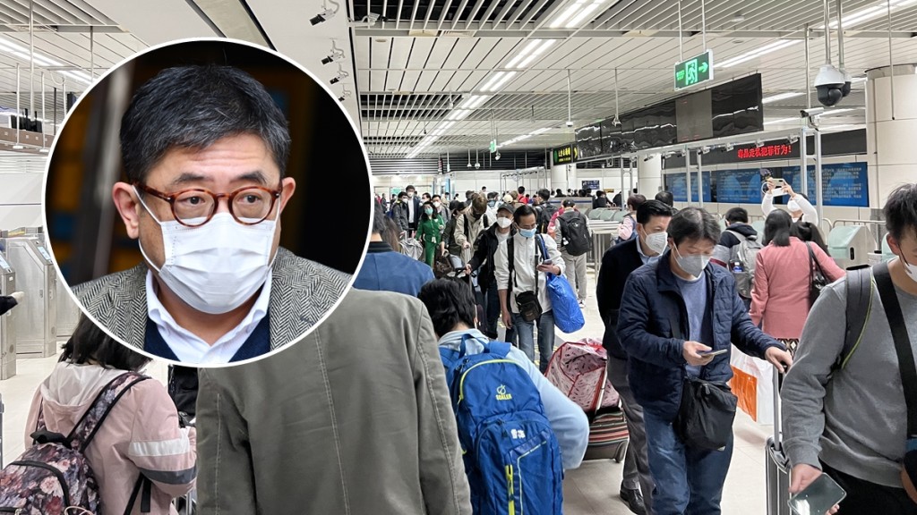 程鼎一表示本港與內地全面通關絕對可以提升旅客量。資料圖片