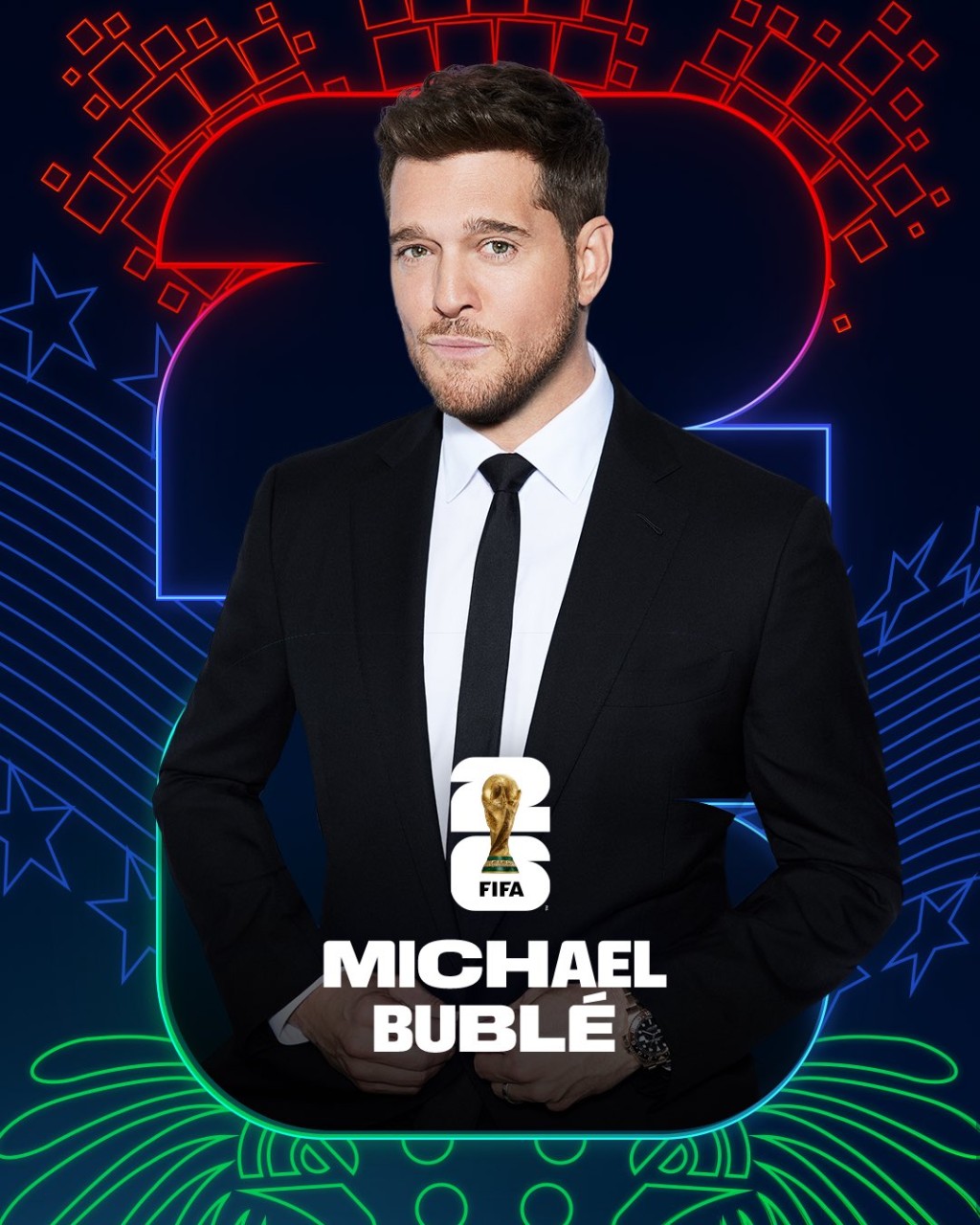 加拿大歌手Michael Bublé。Michael Bublé X圖 加拿大歌手Michael Bublé。Michael Bublé X圖