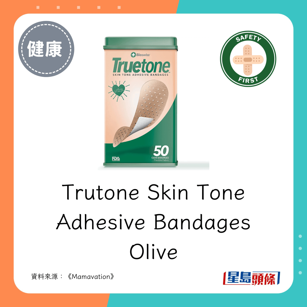 Trutone Skin Tone Adhesive Bandages Olive 