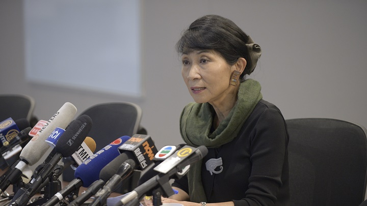 英國跨黨派議員發起聯署向英國政府施壓,以促請港方以恩恤理由釋放因涉初選案被還柙的毛孟靜。資料圖片