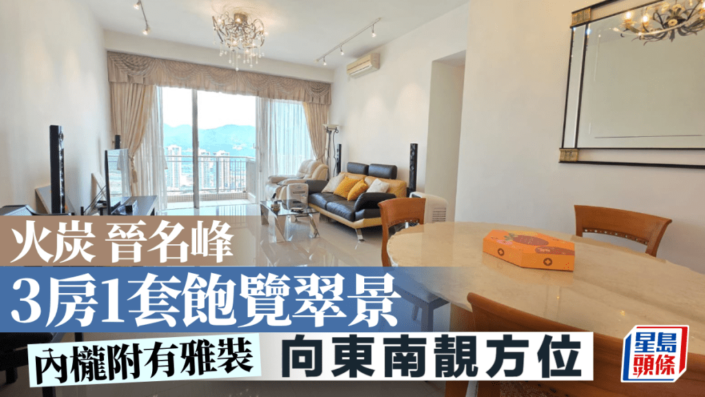 火炭晉名峰 3房1套飽覽翠景｜睇樓王