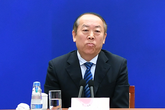 前中共中央組織部副部長傅興國。新華社