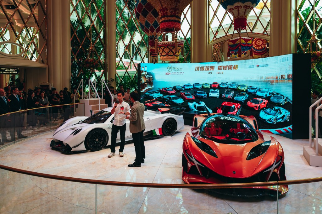 2024 Wynn Signature Hypercar Exhibition梦幻超跑展由即日起至10月13日，于永利澳门Wynn Macau及永利皇宫Wynn Palace两间酒店举行。