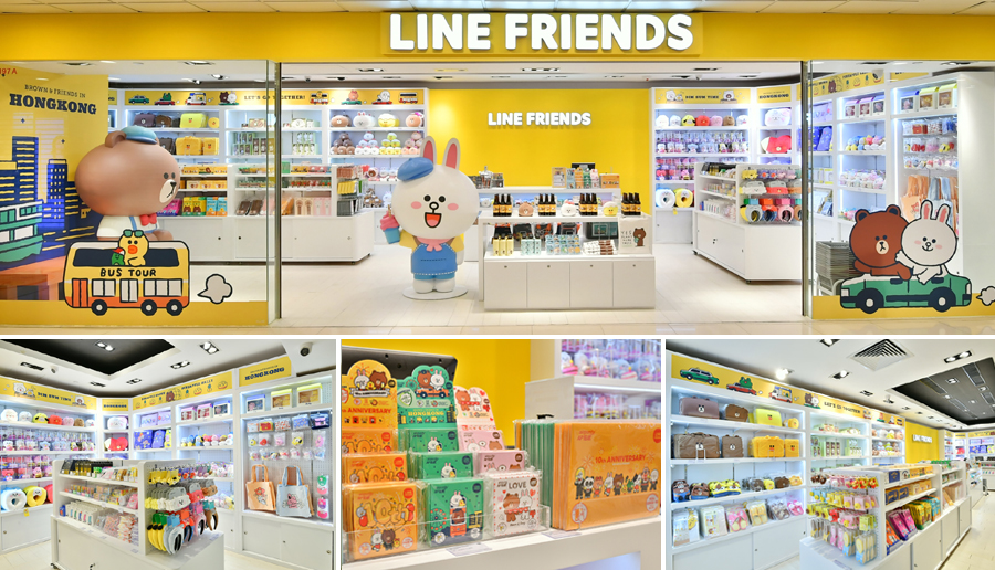 第三家LINE FRIENDS POP-UP STORE正式於屯門市廣場開幕！