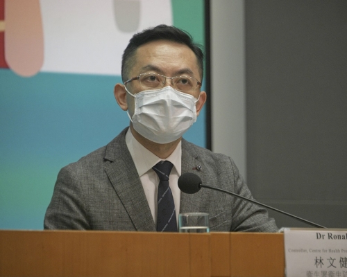 衞生署衞生防護中心總監林文健。資料圖片