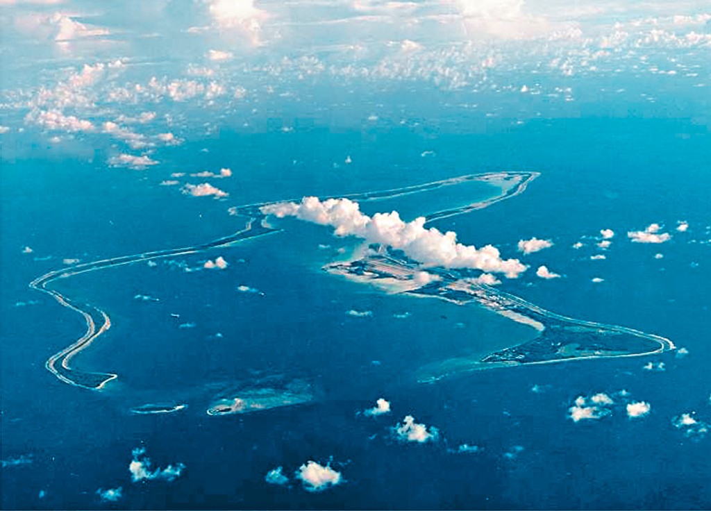 查戈斯群島的最大島嶼迪戈加西亞。