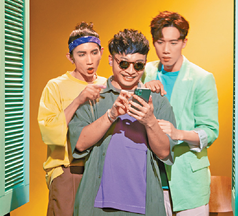 ■Lokman、Stanley与阿Dee广告不绝。