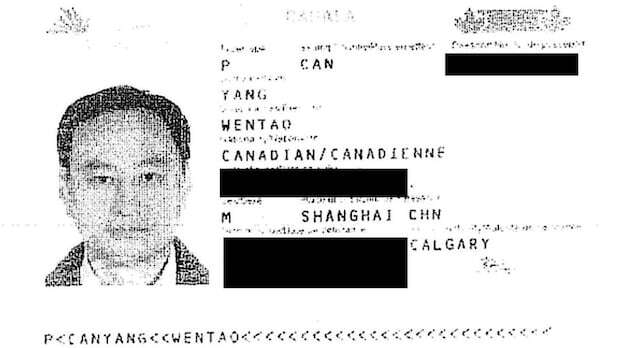網傳被加國通緝的華裔男子。iCanadax@X