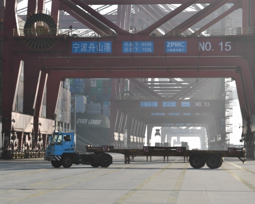 舟山港貨物吞吐量11.72億噸，連續12年保持全球第一。新華社資料圖片