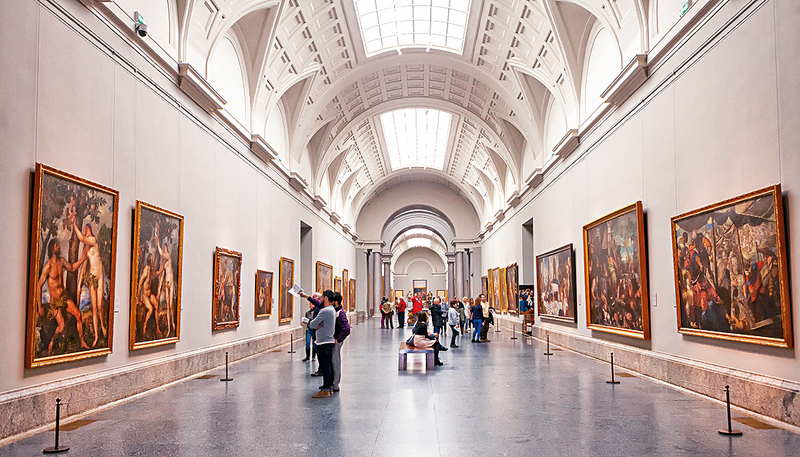 西班牙全國最大的美術館普拉多博物館,珍藏?大量經典藝術畫作。