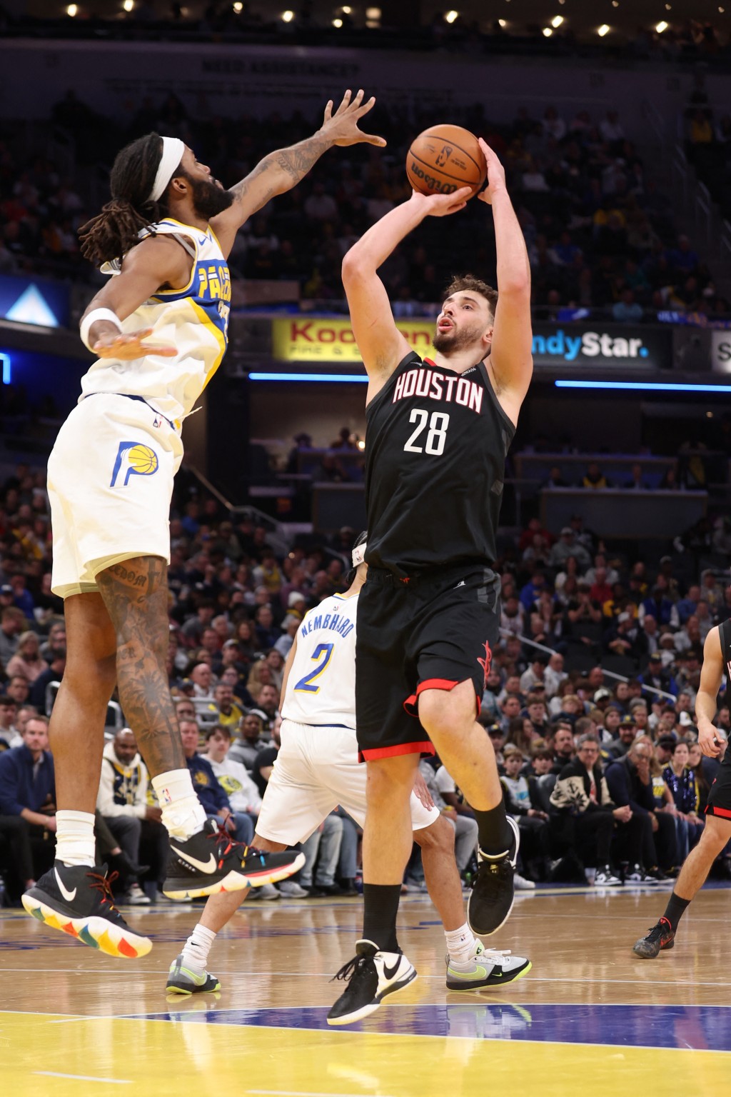 中鋒辛根（Alperen Sengun）。法新社