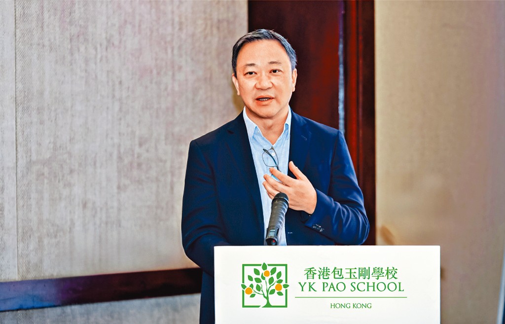 張文杰表示，香港包玉剛學校擬於首年開設國際文憑小學課程，提供最少100個學額。