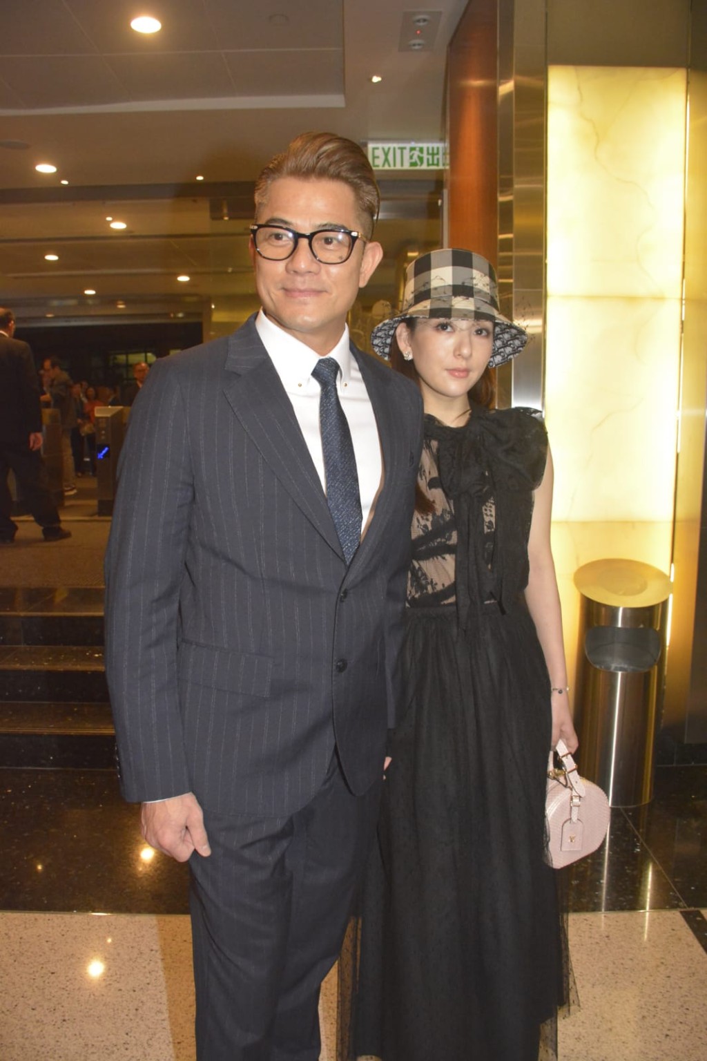 郭富城與方媛現身馬場