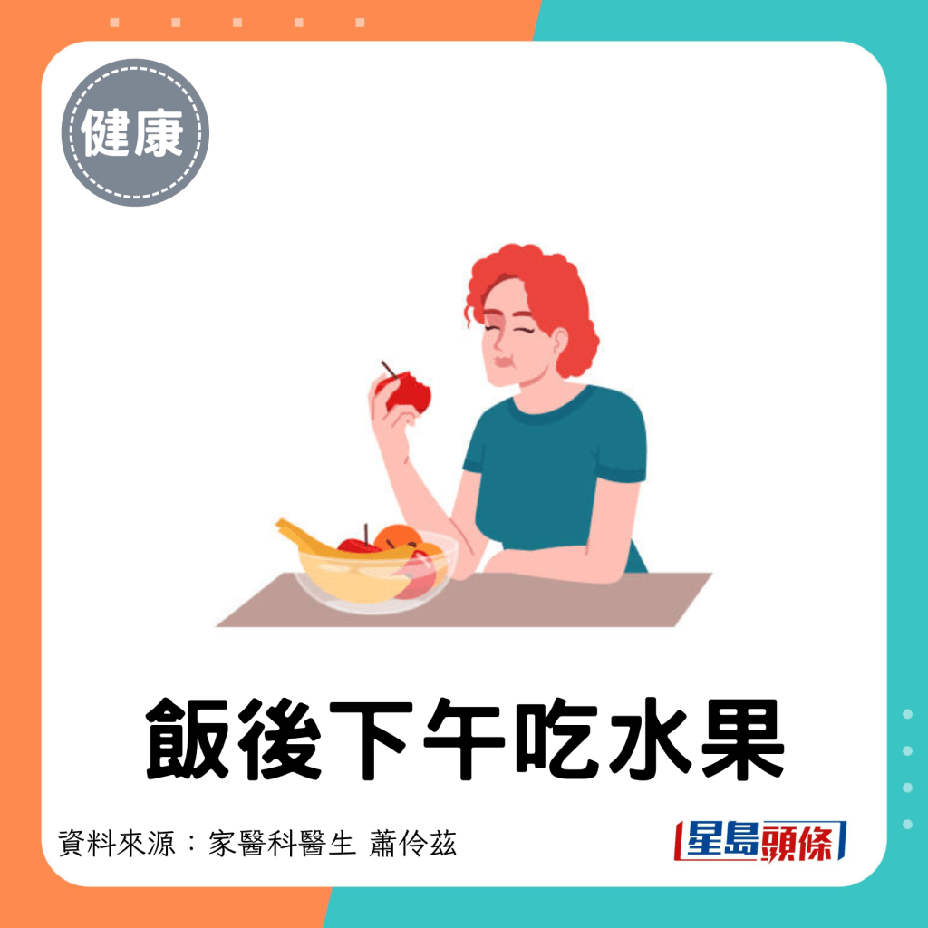 飯後下午吃水果