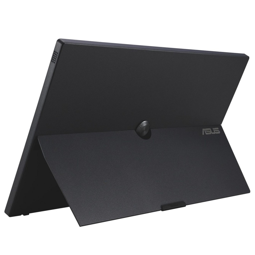 機背設有可拆式活動支架，將熒幕直度擺放也可以。