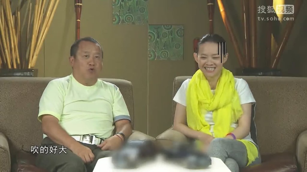 原來係因為爸爸，佢先參加。