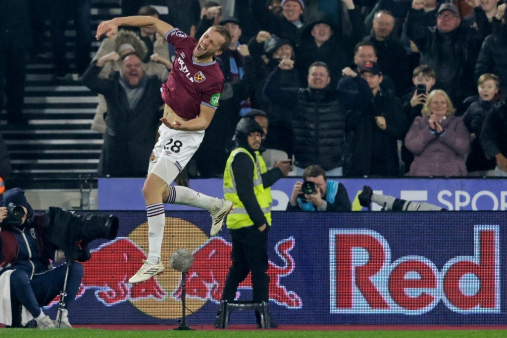 蘇錫克為韋斯咸先開紀錄。（法新社）