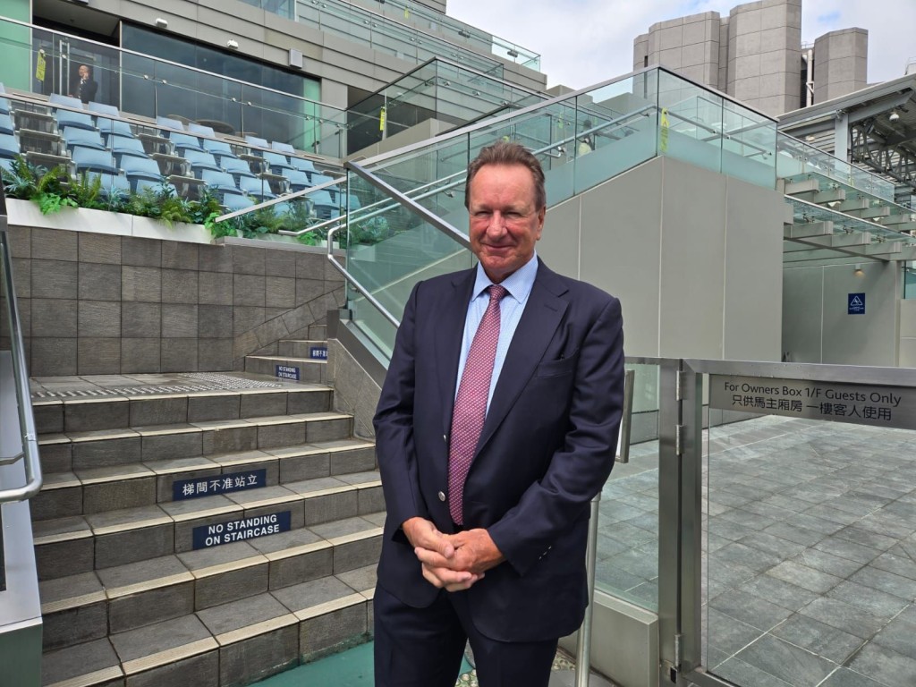 苗禮德 (圖) 希望更多香港馬主考慮在南非引入馬匹，為買馬途徑多一個選擇。