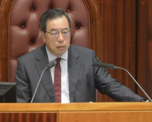 梁君彦强调，立法会秘书处以政治中立为原则。资料图片