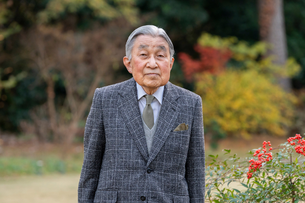 日本上皇明仁92歲生日,成歷代最長壽日皇。 美聯社 日本上皇明仁92歲生日,成歷代最長壽日皇。 美聯社