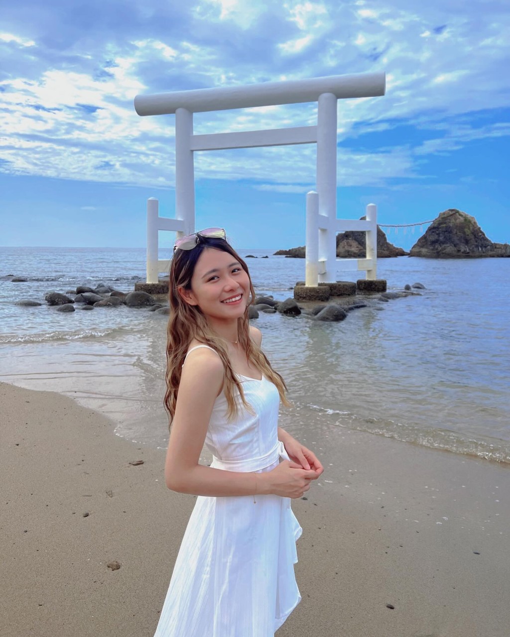 關珮姿樣子清純甜美，入行後被封「宅男女神」。