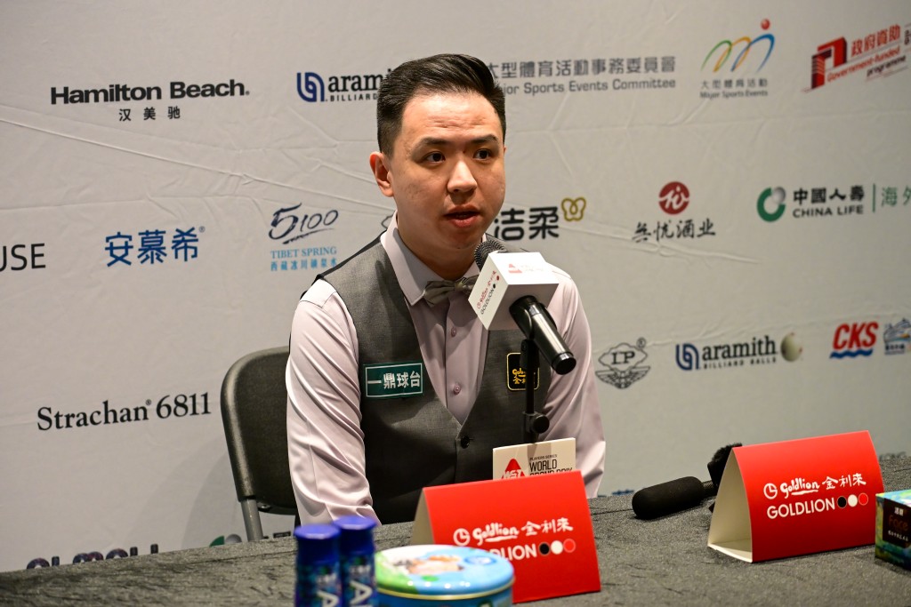 肖國棟表示心態有變。攝影:魏國謙 肖國棟表示心態有變。攝影:魏國謙