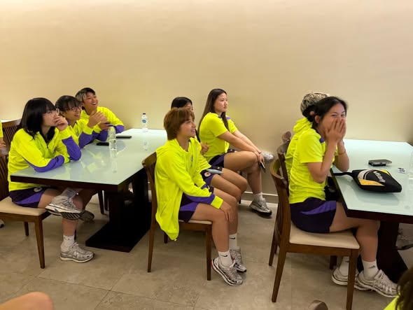 香港女足在杜拜期間，主要留守酒店。香港足總圖片