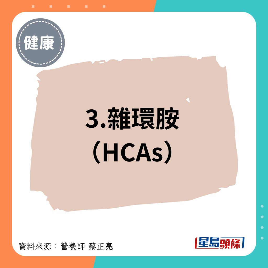 3.雜環胺 （HCAs）