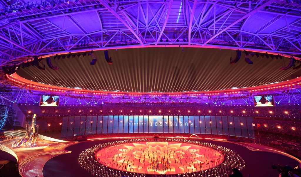第19届亚洲运动会开幕式在杭州举行。新华社