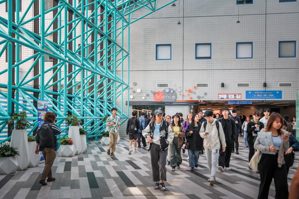 科大正統計校內有多少學生來自中東，副校長郭毅可強調會保障其安全。資料圖片