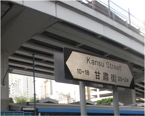甘肅街。網圖