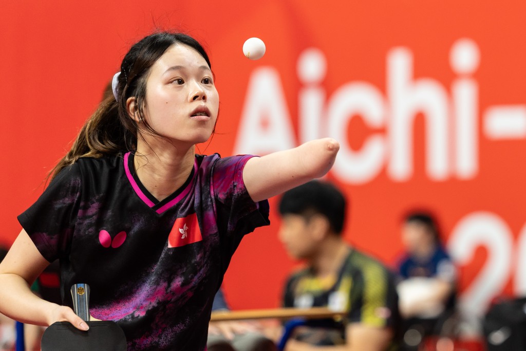 林恩羽夺得女子10级个人赛铜牌。照片由中国香港残疾人奥委会提供 林恩羽夺得女子10级个人赛铜牌。照片由中国香港残疾人奥委会提供