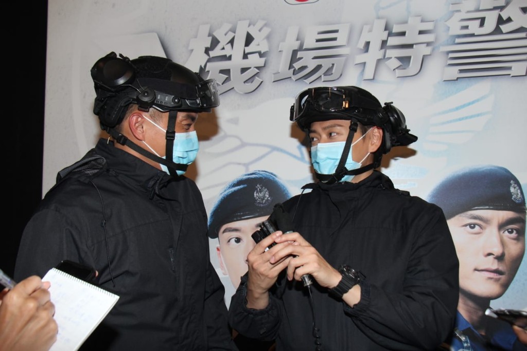 楊明與張振朗齊受訪。