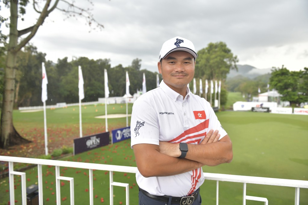 Tim从12岁开始学习高尔夫球，至今已有24年经验。（摄：陈极彰）