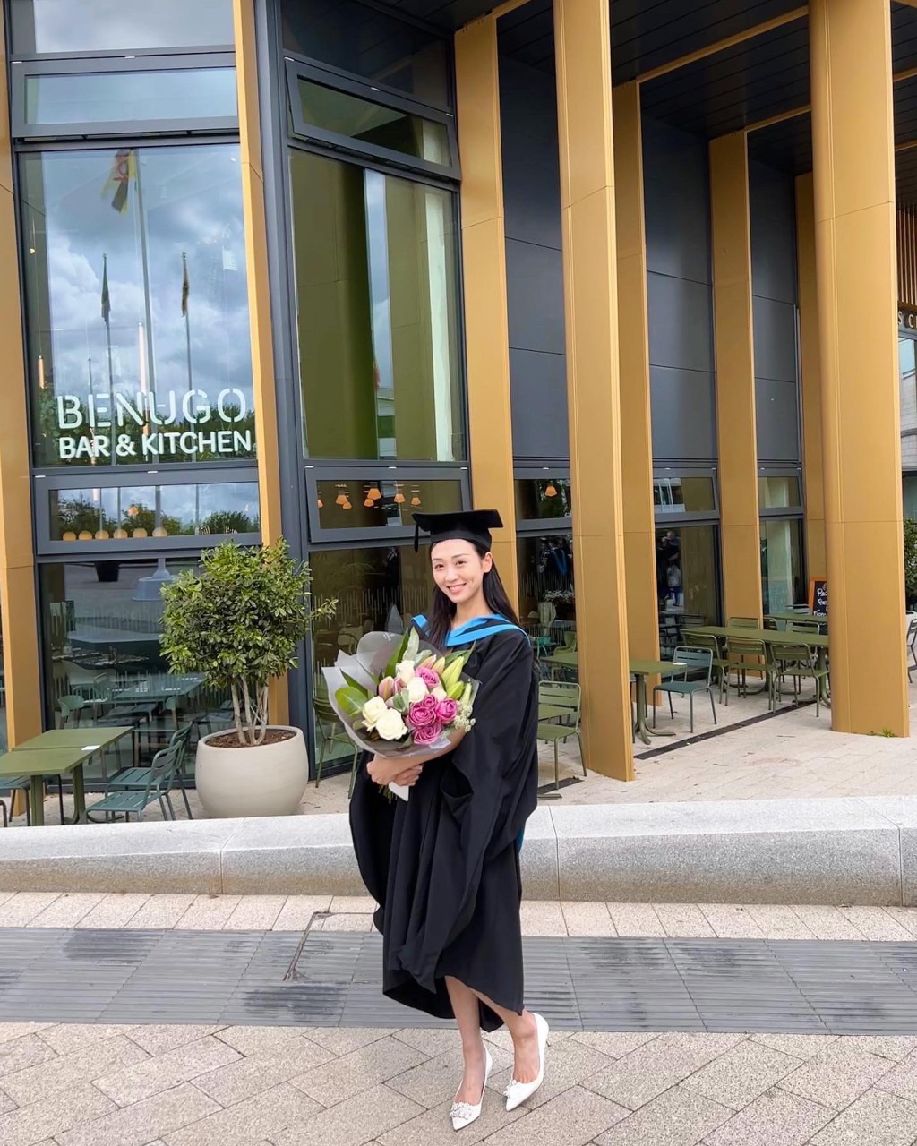 張寶欣2018年9月入讀華威大學國際科技管理碩士，2022年再以優異成績畢業。
