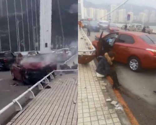 涉事私家車。網圖