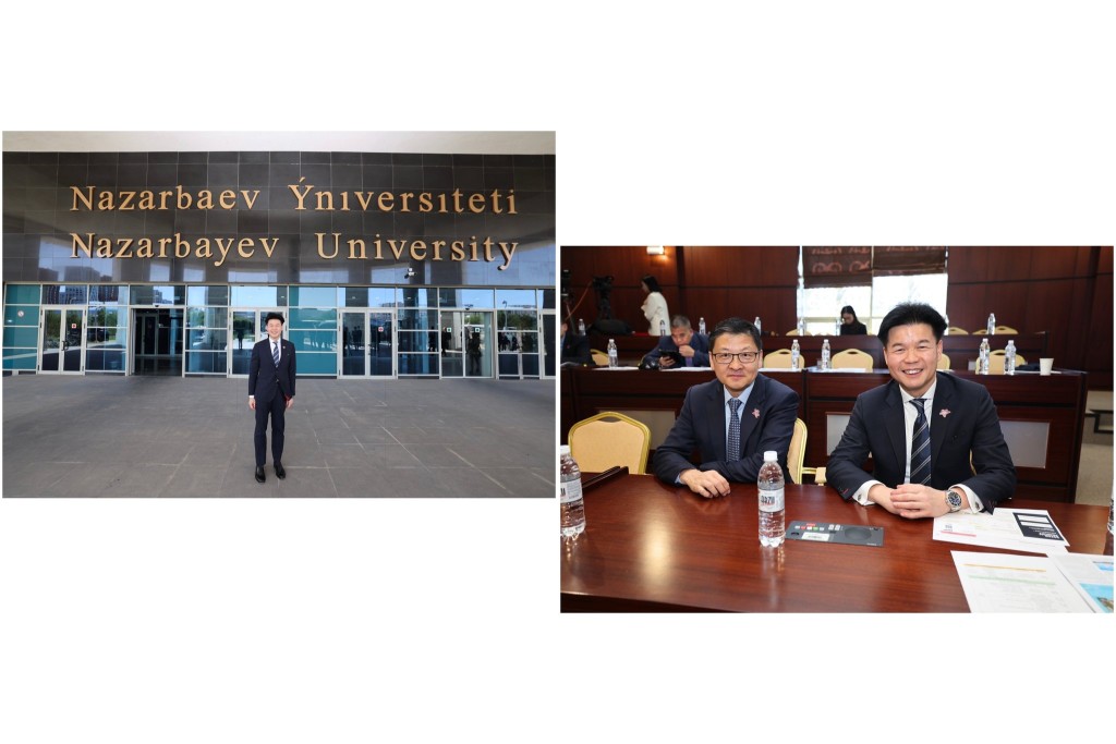 香港律師會會長湯文龍到訪納扎爾巴耶夫大學 香港律師會會長湯文龍到訪納扎爾巴耶夫大學