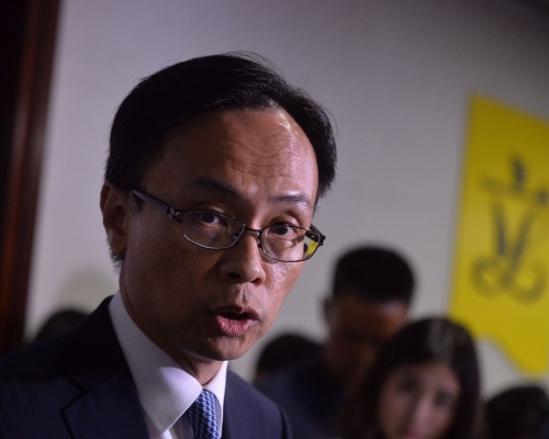 聶德權表示現階段未有明確的立法會議席補選方案。